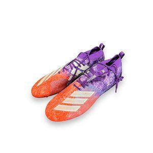 Adidas Adizero 8.0 Men's Size 17 Football Cleats Purple White Orange F35079 NEW